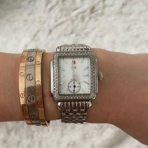Michele Watch Deco Mid Stainless Steel Watch and Band ✨Comes with Box and Band✨